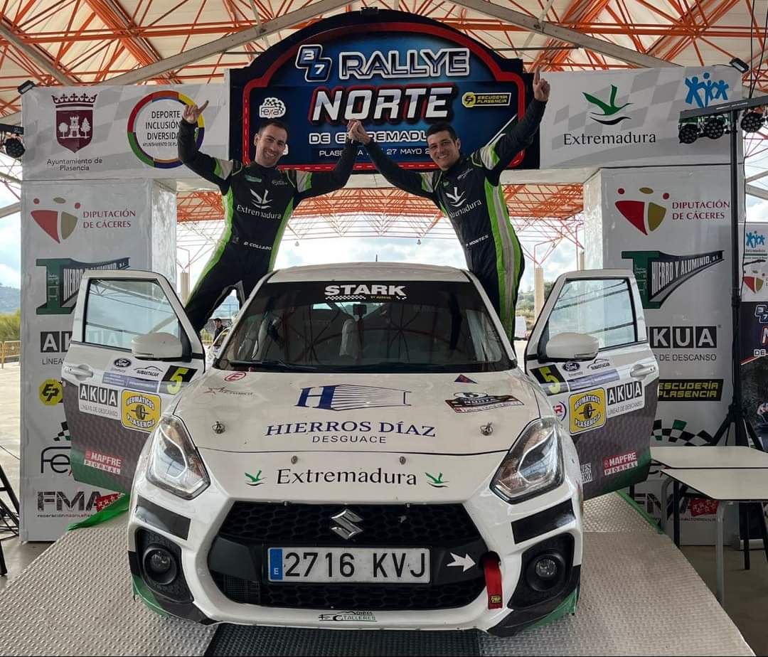Victoria extremeña en el 37 Rallye Norte de Extremadura